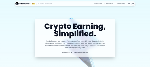 iCryptos Dashboards - fintech analytics dashboard preview