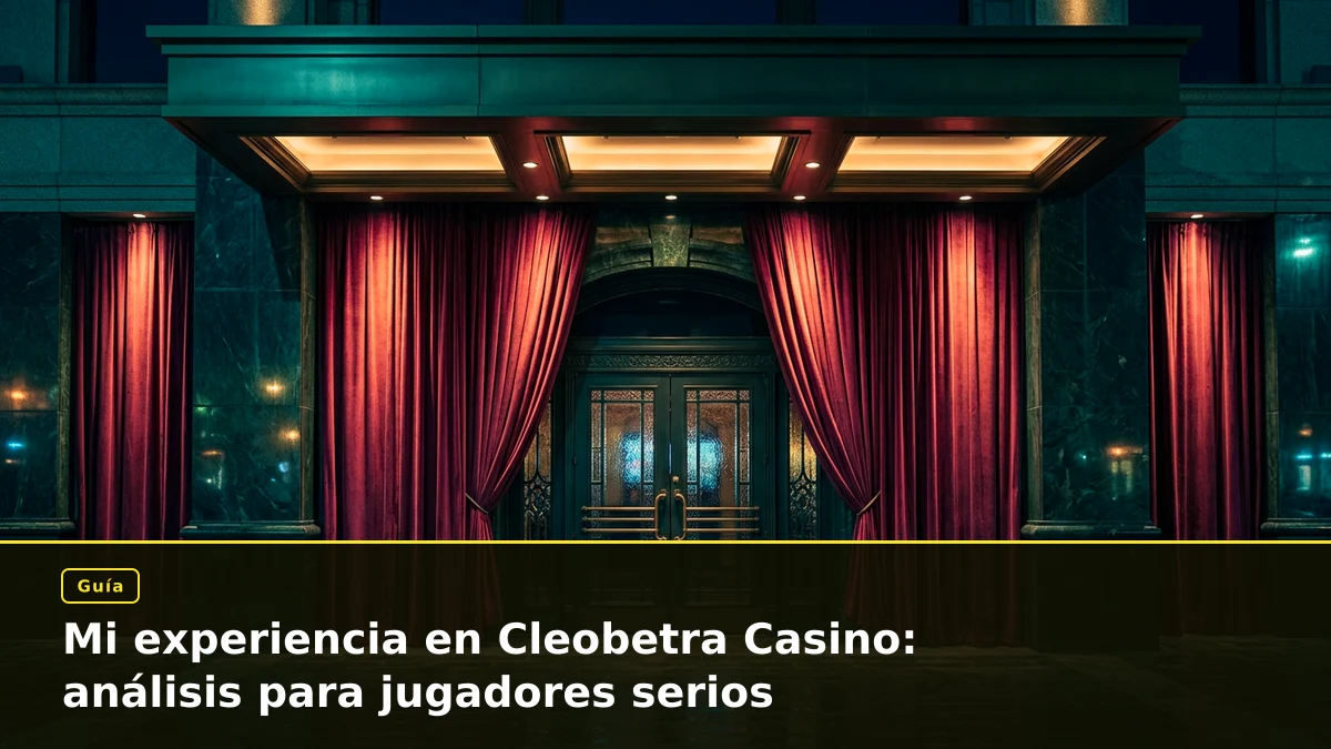 Mi experiencia en Cleobetra Casino: análisis para jugadores serios
