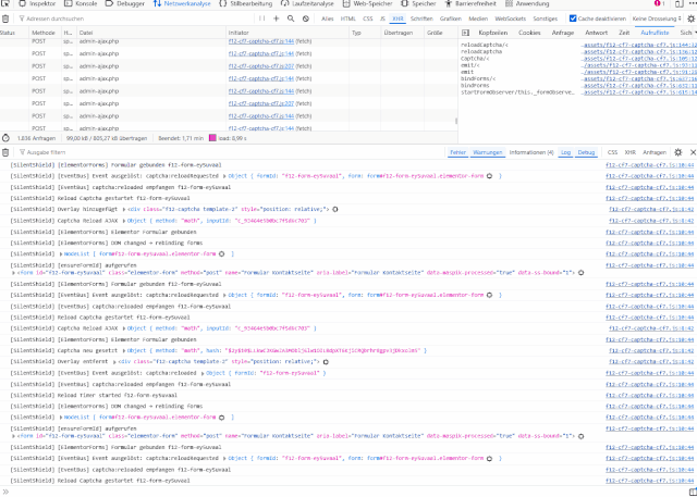endless captcha debug