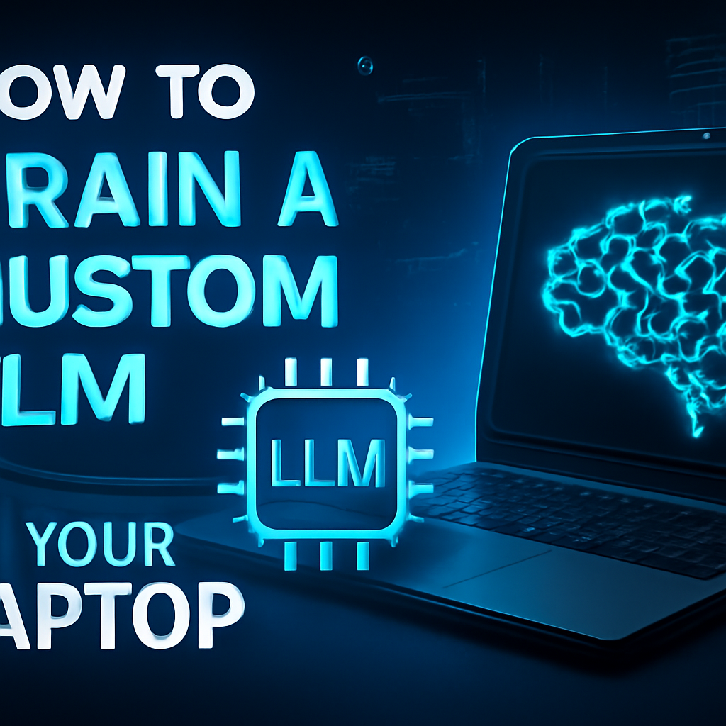 How To Train a Custom Llm on Your Laptop
