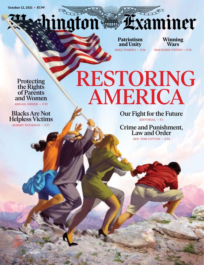 Washington Examiner Restoring America cover