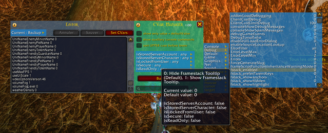 CVar Manager UI
