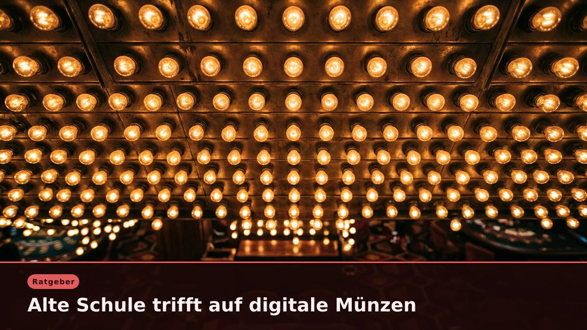 Alte Schule trifft auf digitale Münzen