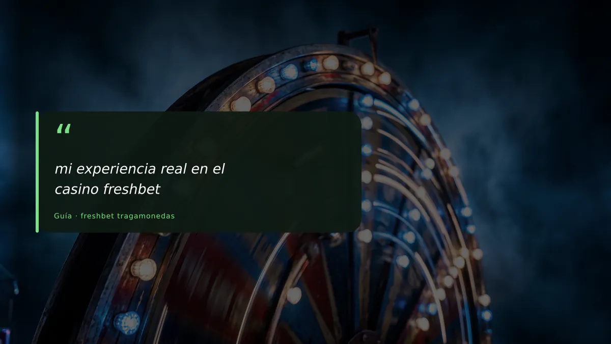 mi experiencia real en el casino freshbet