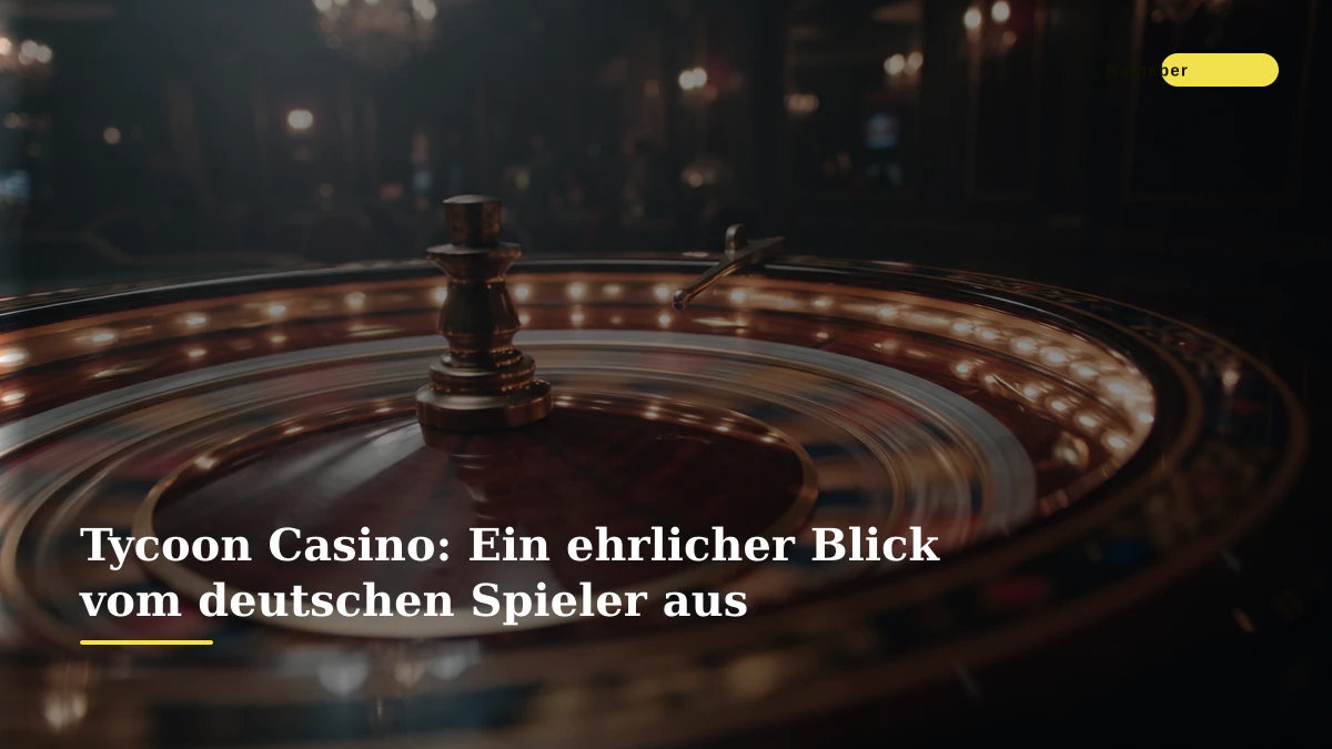 Tycoon Casino: Ein ehrlicher Blick vom deutschen Spieler aus