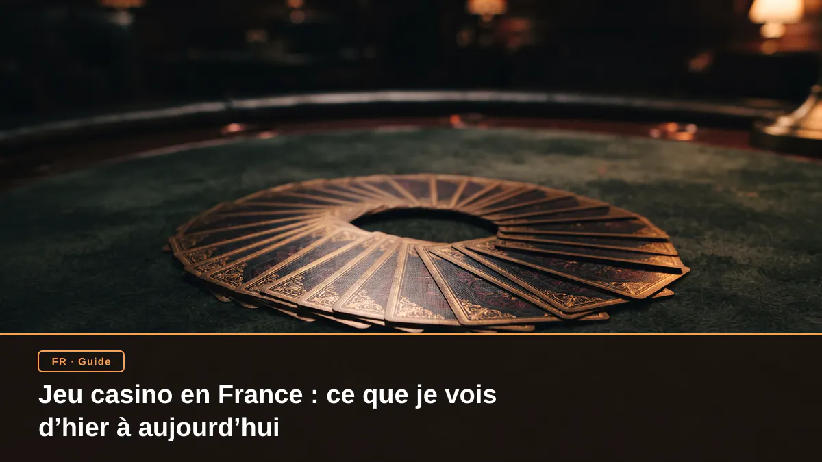 Jeu casino en France : ce que je vois d’hier à aujourd’hui