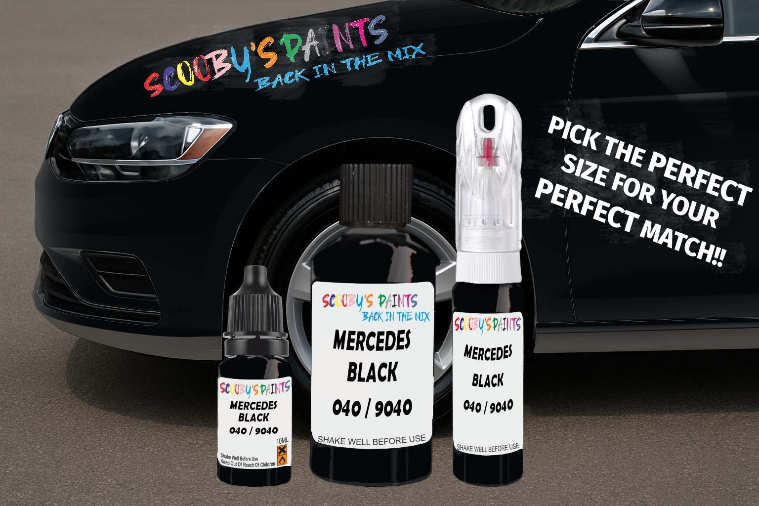 Scooby’s Paints – Mercedes Triple Touch-Up