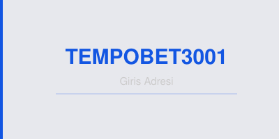 Tempobet3001