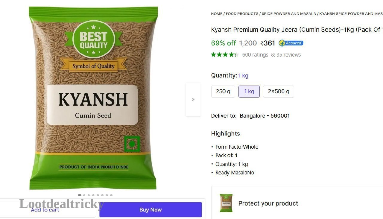   premium Quality Jeera – Just ₹361 | Loot Deal