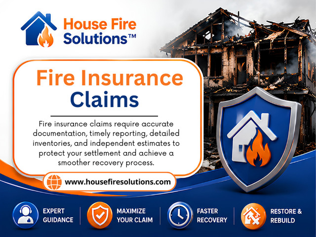 A house fire creates two problems at the same time. There is the physical damage to the property, and there is the administrative process of documenting that damage, speaking with insurers, reviewing estimates, tracking expenses, and deciding what happens next. For many homeowners, the second part is almost as stressful as the first. House Fire Solutions gives homeowners a clearer way to understand the issues that commonly arise during fire insurance claims so they can approach conversations, paperwork, and property decisions with better information.

Official Website: https://www.housefiresolutions.com/resources/fire-insurance-claims

House Fire Solutions
Phone: (866) 934-1703

Read Our Blogs:

https://housefiresolutions.jimdofree.com/
https://housefiresolutions.weebly.com/
https://housefiresolutionsservices.wordpress.com

More Links:

https://www.magcloud.com/user/housefiresolutionsservices
https://disqus.com/by/housefire_solutions/about/
https://www.trepup.com/@housefiresolutions