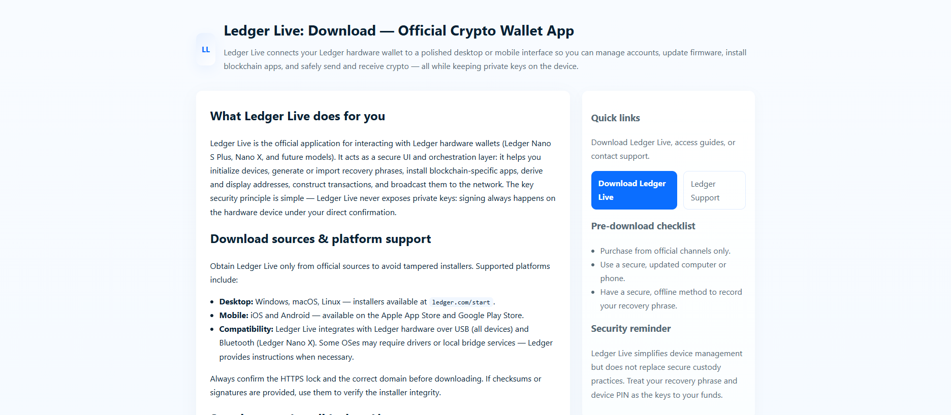 Stored capture of ladger-live-faqq.pages.dev