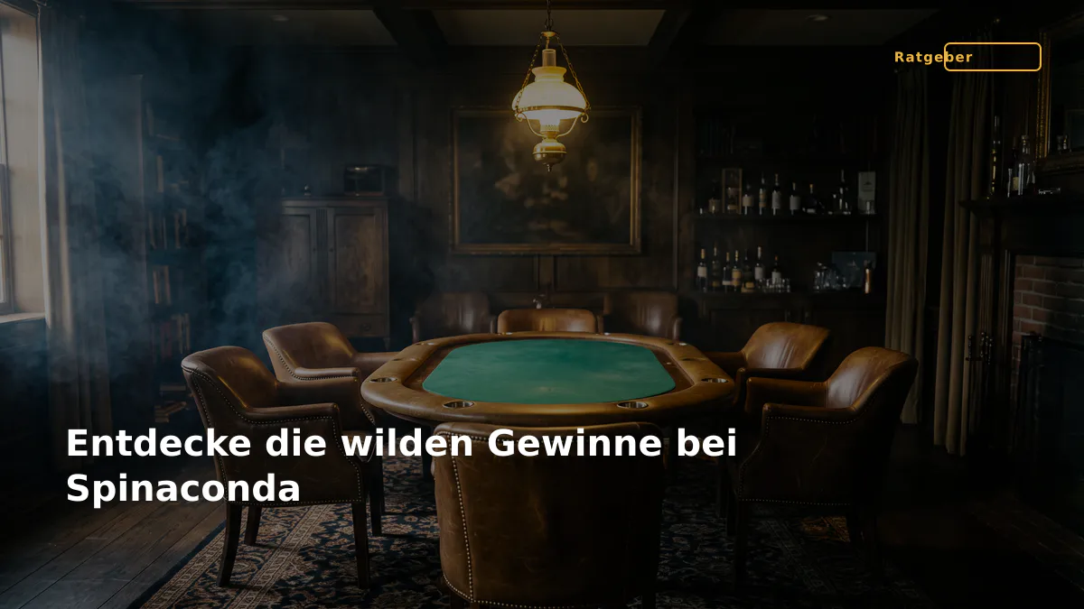 Entdecke die wilden Gewinne bei Spinaconda