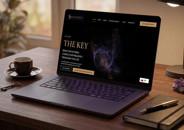 Semmis Prieto website design
