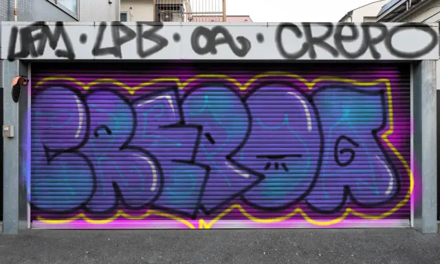 Graffiti artwork by Crep