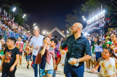 EL INTENDENTE DE PASO DE LOS LIBRES HABLO DEL CARNAVAL DE LA FRONTERA CON UNA RADIO DE CAPITAL FEDERAL.