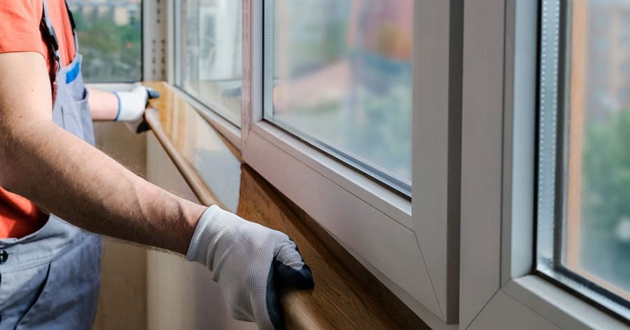 Установка подоконника