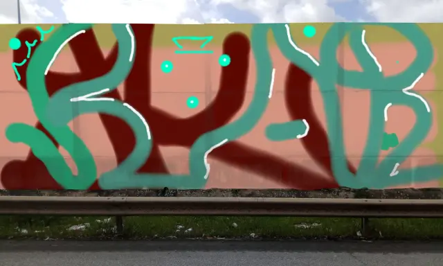 Graffiti artwork by DbDKITM