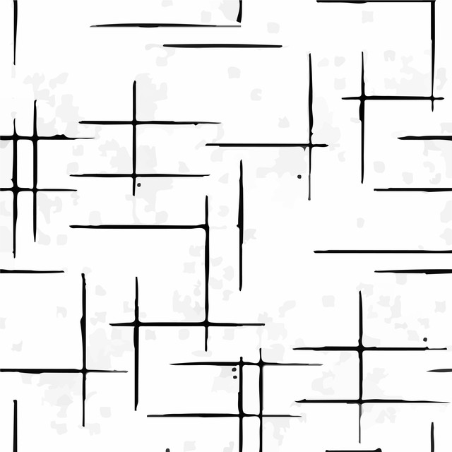 Minimalist Black and White Abstract Line Grid Seamless Pattern.jpg