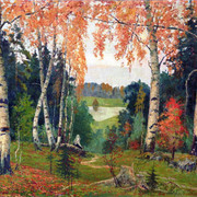 В осеннем лесу