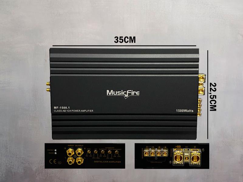 AMPLIFICADOR MUSICFIRE 1500.1W MONOBLOCK 14161-1500