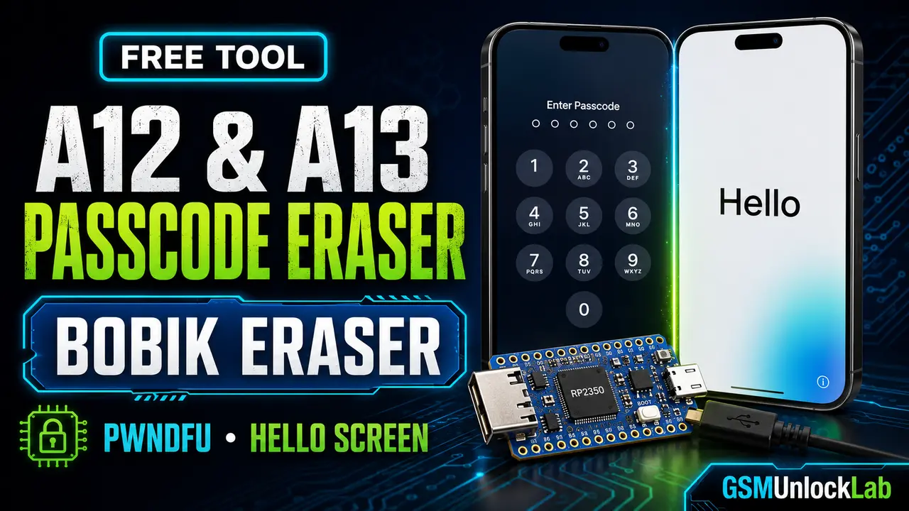 Free A12 & A13 Passcode Erasing Tool Released