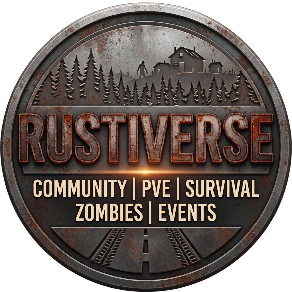 RUSTIVERSE PvE | Zombies | Survival | Monthly | Wiped 10.1.26 logo