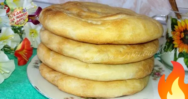 Фото Постные лепешки с капустой