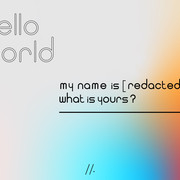 Personal Font Poster