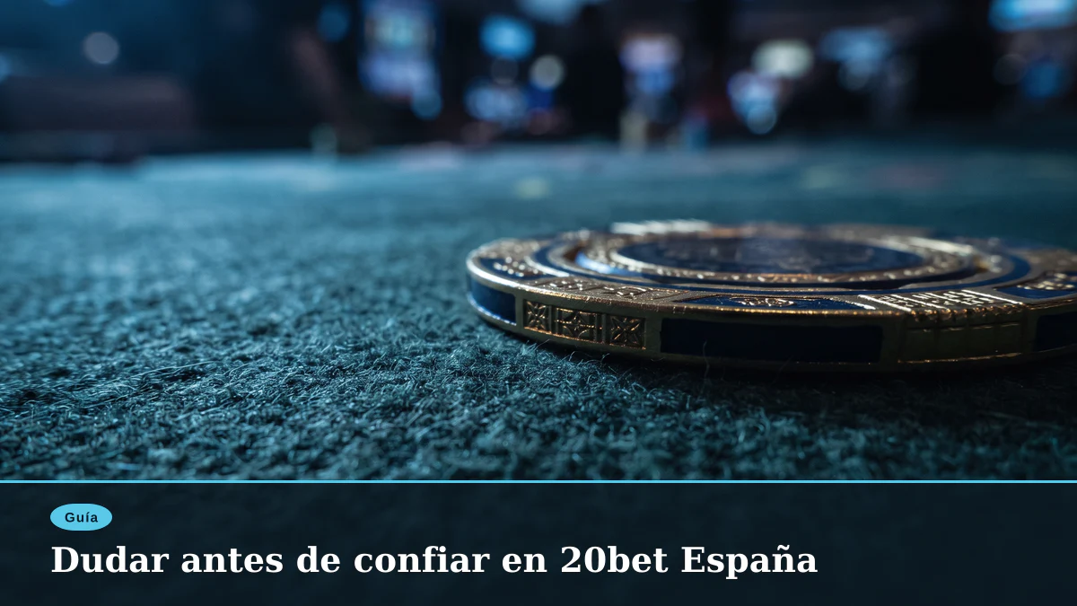 Dudar antes de confiar en 20bet España