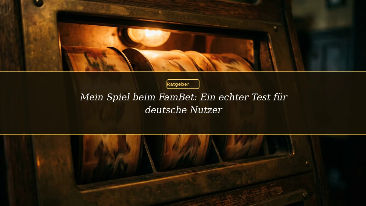 Mein Spiel beim FamBet: Ein echter Test für deutsche Nutzer