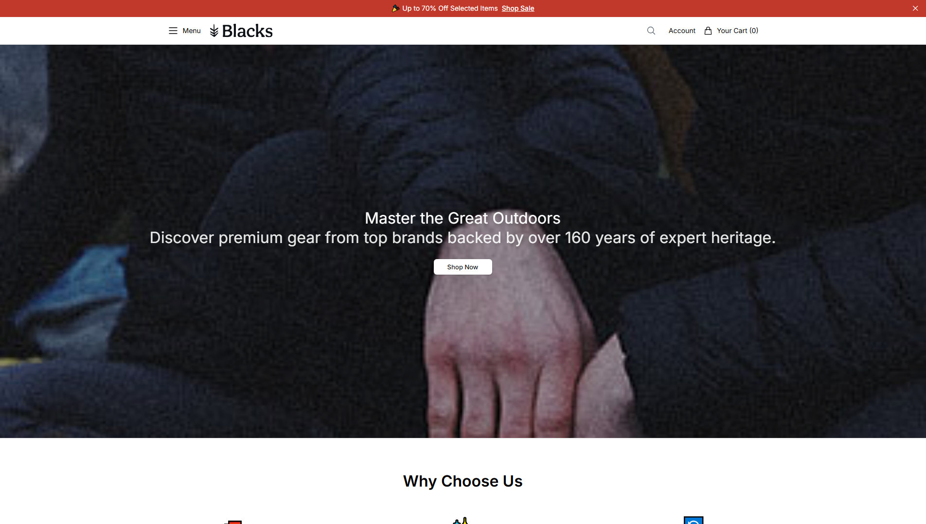 Primary capture · blackshq.shop