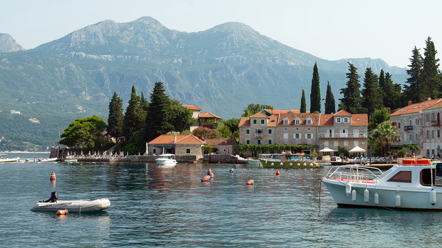 Sustainable coastal development in Rose Montenegro with scenic views of the bay and mountains reflecting growing demand for eco friendly homes among international property buyers