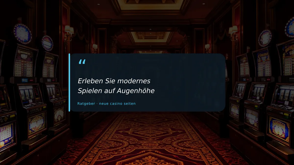 Erleben Sie modernes Spielen auf Augenhöhe