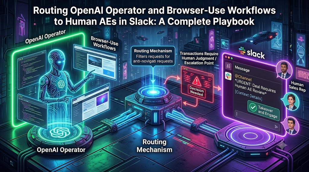 Routing OpenAI Operator and Browser-Use Workflows to Human AEs in Slack: A Complete Playbook cover image