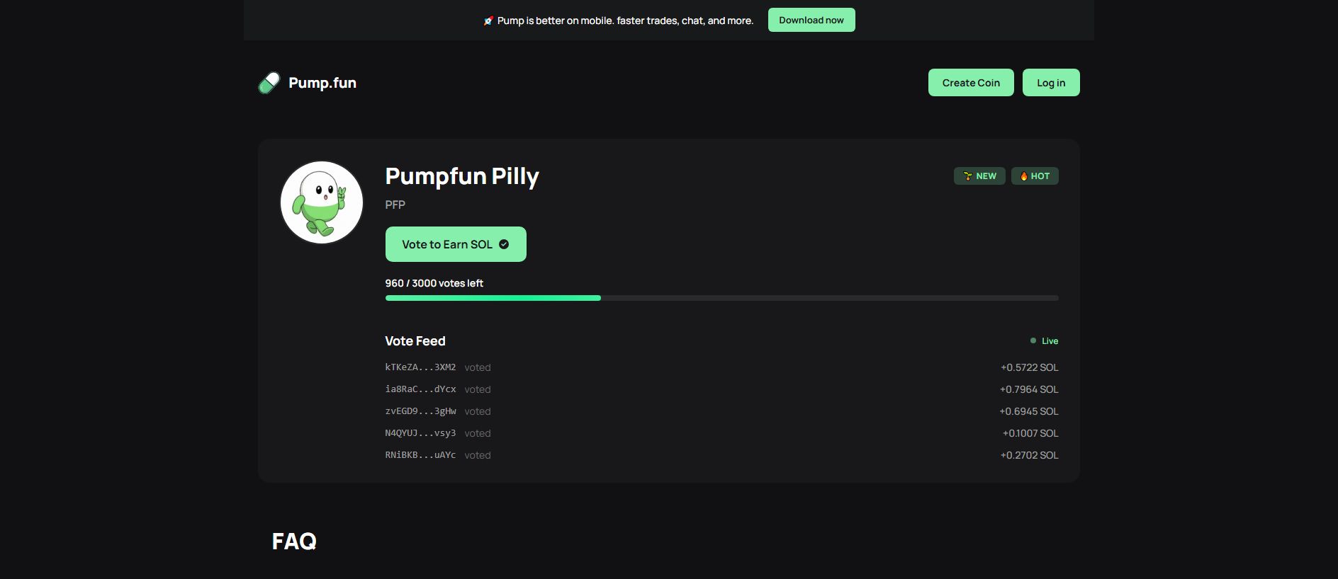 Stored capture of collect-pump.fun