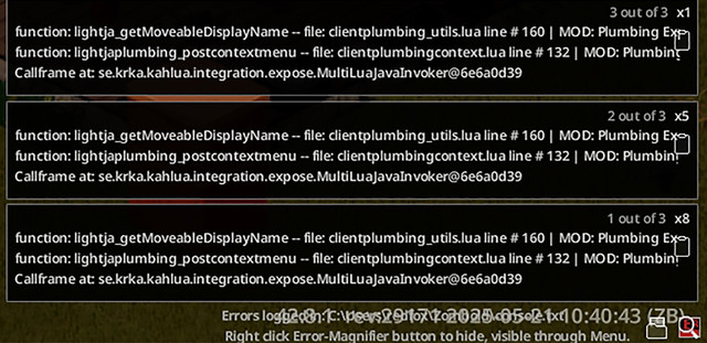 errors-Plumbing