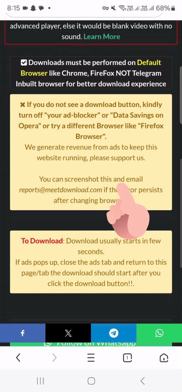UC Browser fix steps