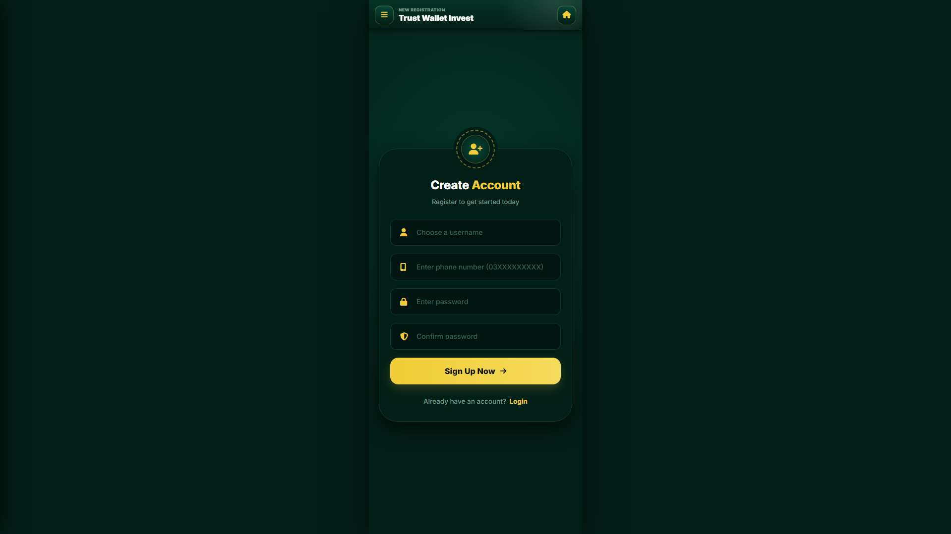 Primary capture · trustwalletinvest.site