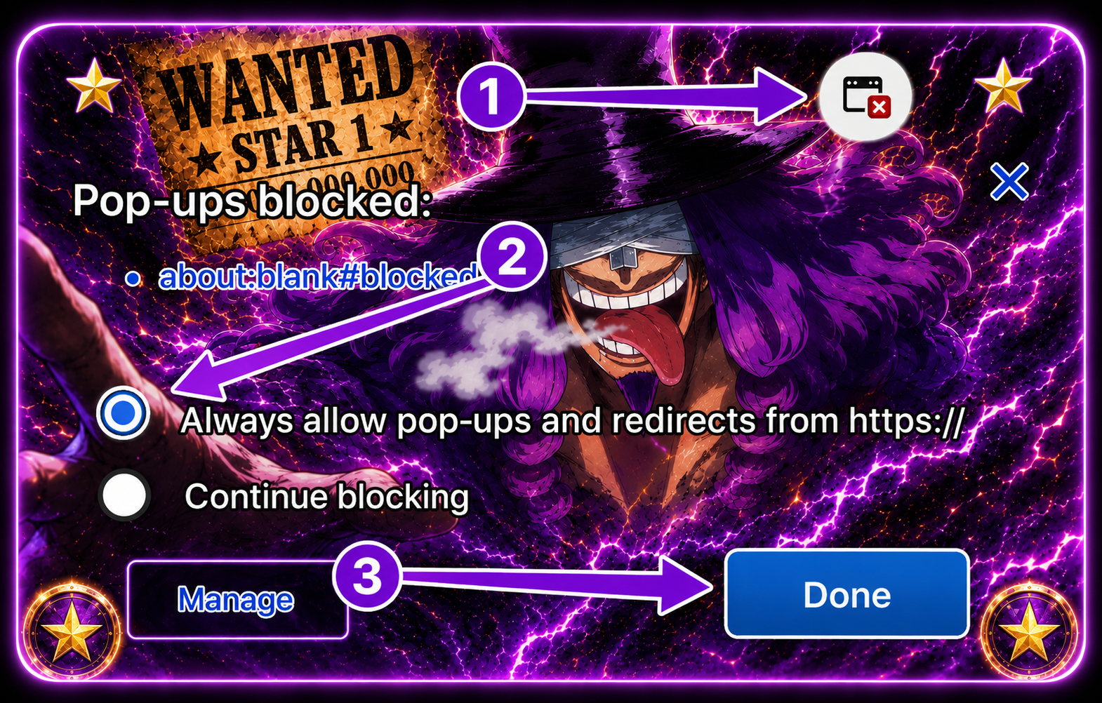 Cara mematikan pop-up