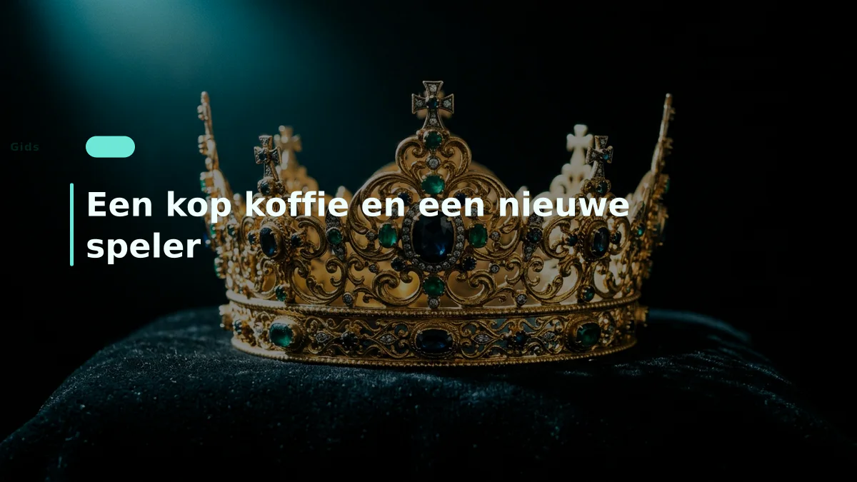 Een kop koffie en een nieuwe speler