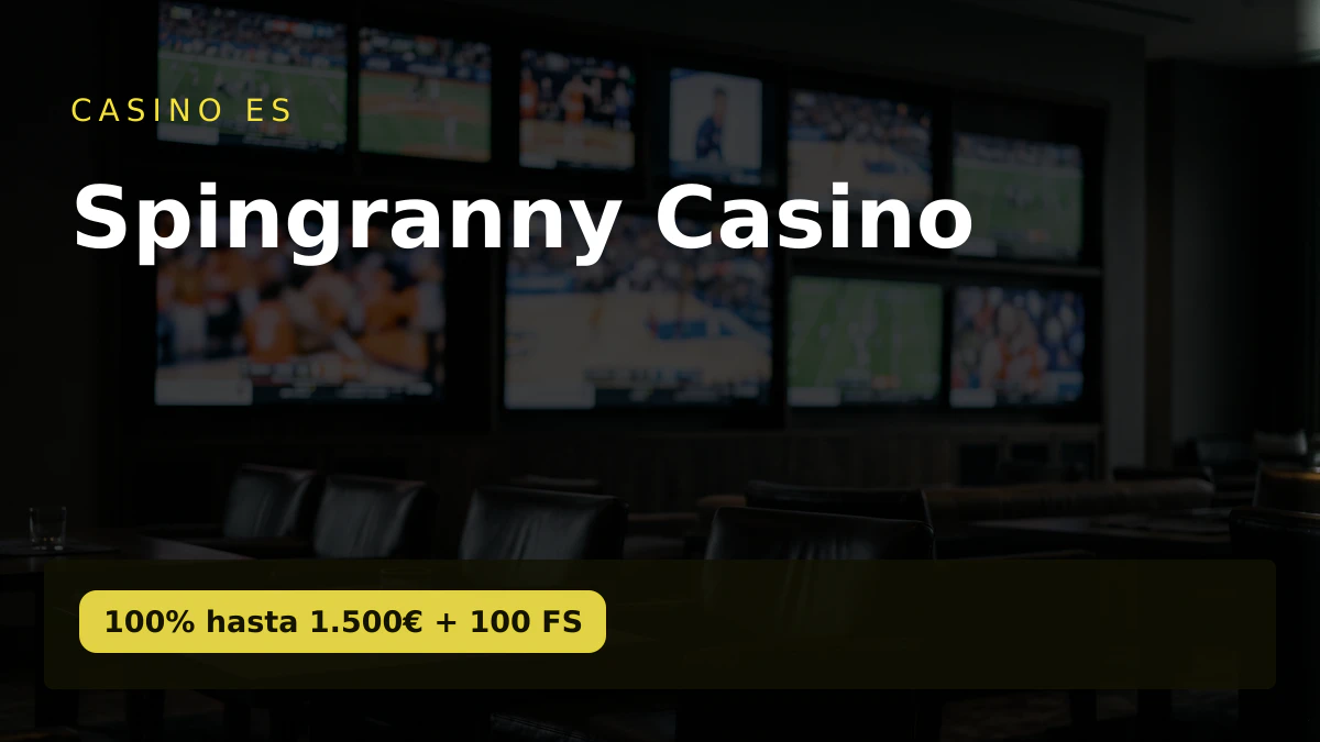 Spingranny Casino - bono de bienvenida 100% hasta 1.500&euro; + 100 FS, pagos: Visa, Mastercard, Skrill, Paysafecard, Pix