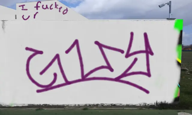 Graffiti artwork by guy