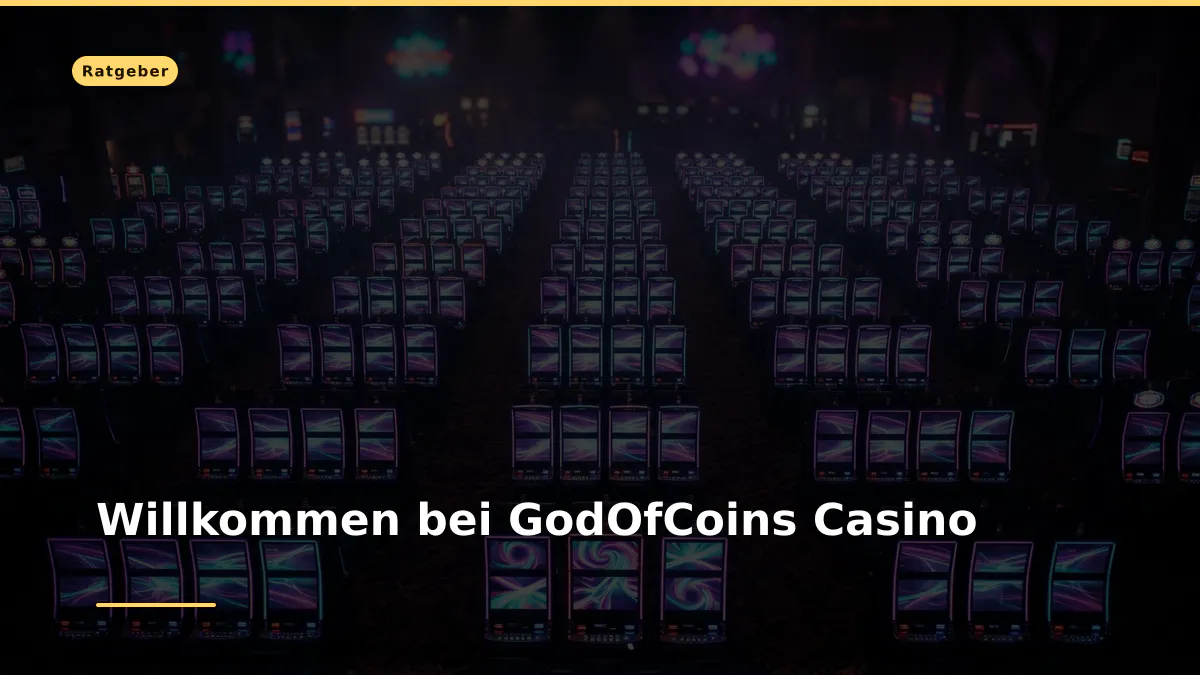 Willkommen bei GodOfCoins Casino