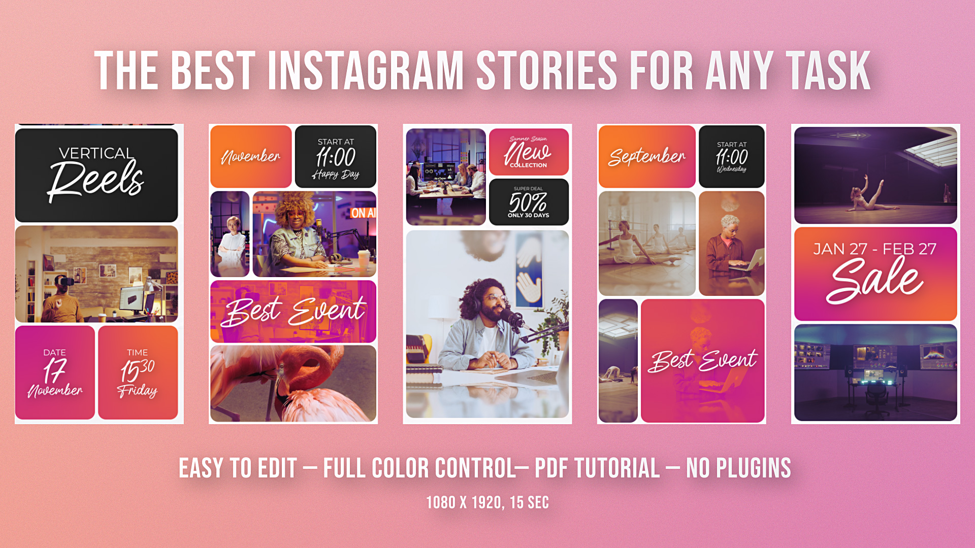 Event Promo Split Screen Vertical Video Reels Red Slideshow Event Promo Split Screen Vertical Video Reels Red Slideshow