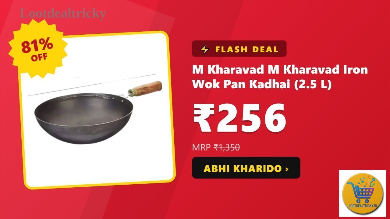 iron Kadhai 2 – Just ₹256 | Lowest Price Deal iron Kadhai 2 – Just ₹256 | Lowest Price Deal