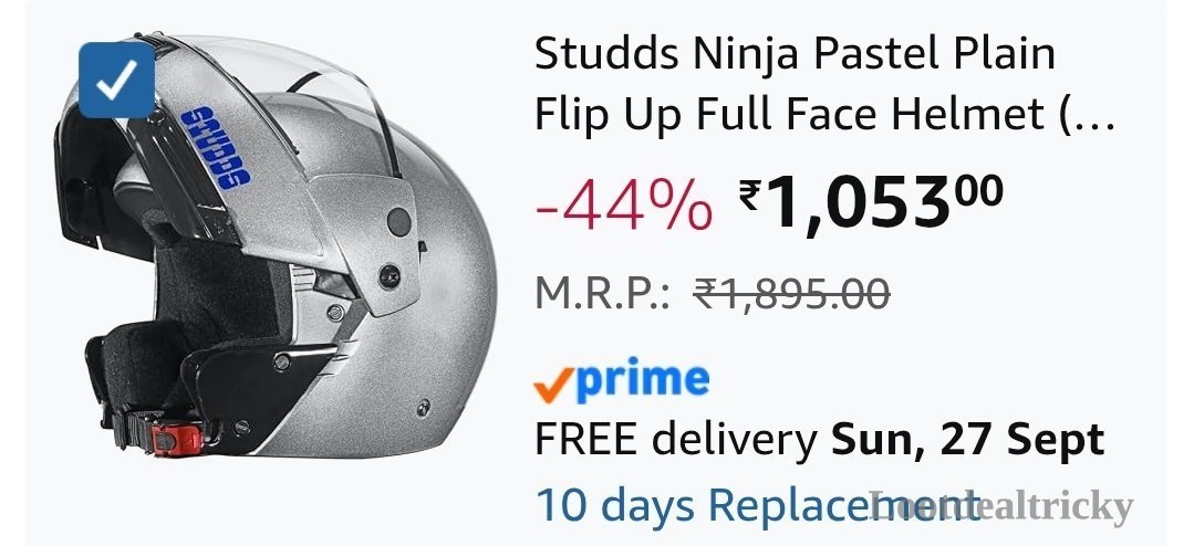Studds Ninja Full Offer Image