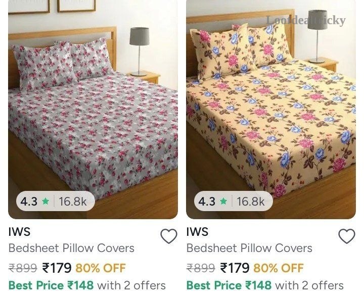 Double Bedsheet Flipkart – Just ₹179 | Lowest Price Deal