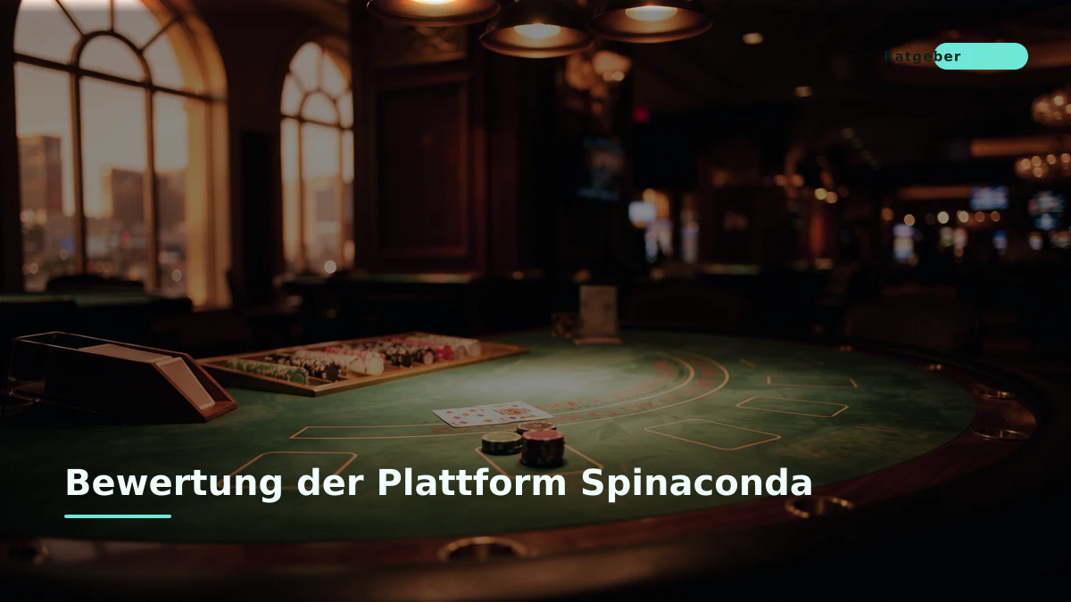 Bewertung der Plattform Spinaconda