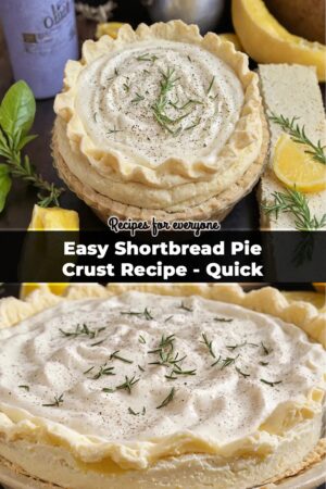 Easy Shortbread Pie Crust Recipe – Quick & Simple