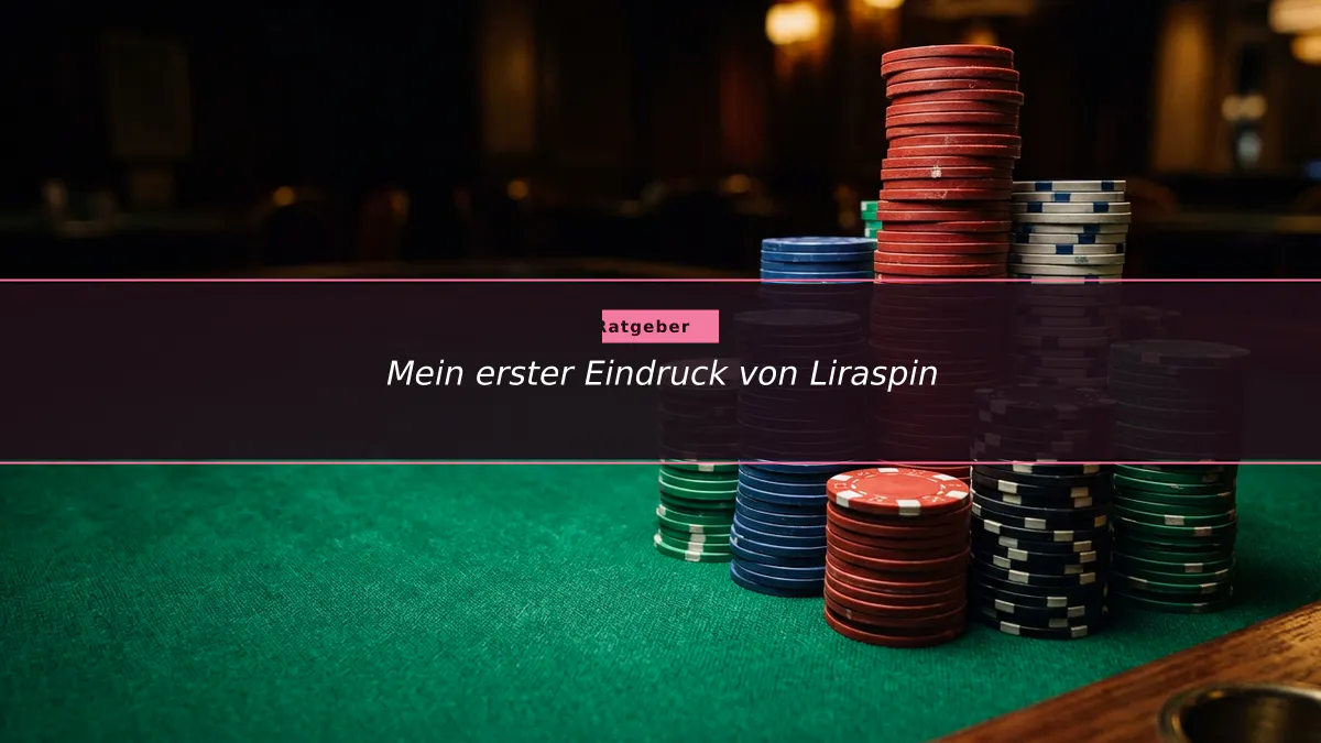 Mein erster Eindruck von Liraspin